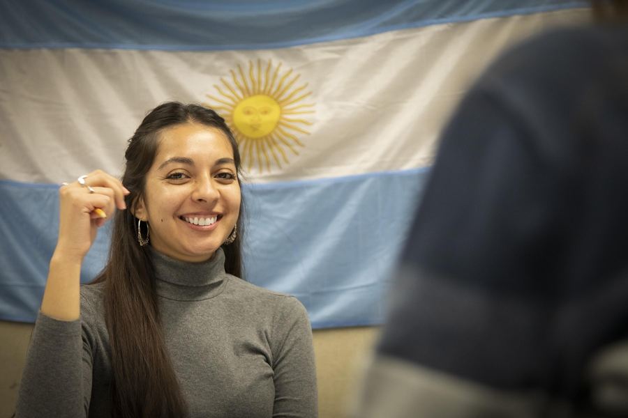 Fulbright teaching assistant Pamela Espíndola